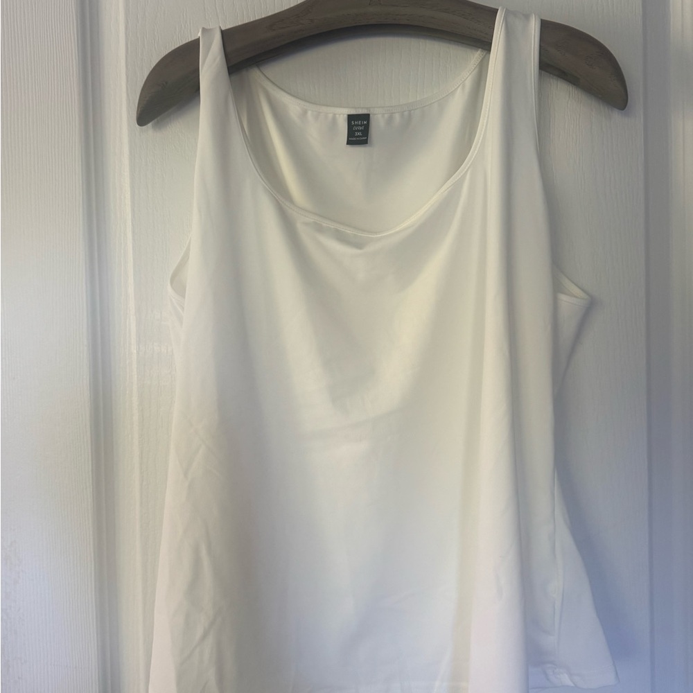 SHEIN Classic White Tank Top